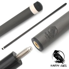 RAVEN Carbon Fiber Pool Cue - Shaft Only 12.4mm, 29" 3/8-14, Fits Cuetec Avid