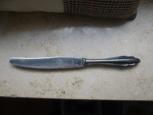 Tafelmesser antik Silberauflage 100 A. Pasch & Co. Solingen 25 cm - Bild 2 von 4