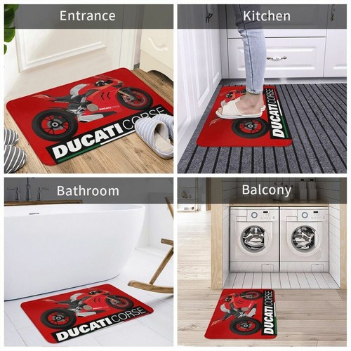 Ducati Panigale V4R Doormat Rug carpet Mat Footpad Bath Entrance Kitchen Bedroom - Picture 12 of 13