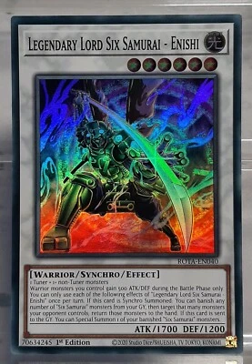 Legendary Lord Six Samurai -Enishi - SR - ROTA-EN040 - Rage of the Abyss - EN/NM - Bild 1 von 3