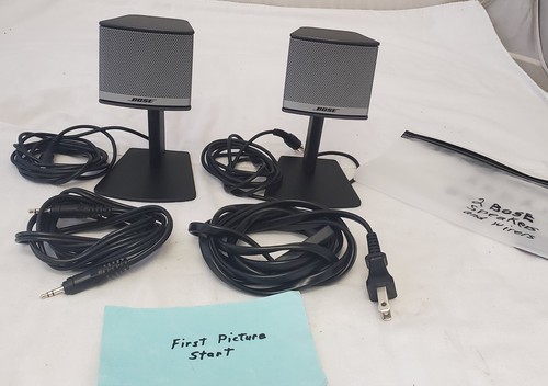 Set of 2 Bose Companion 3 Series II Multimedia Satellite Speakers