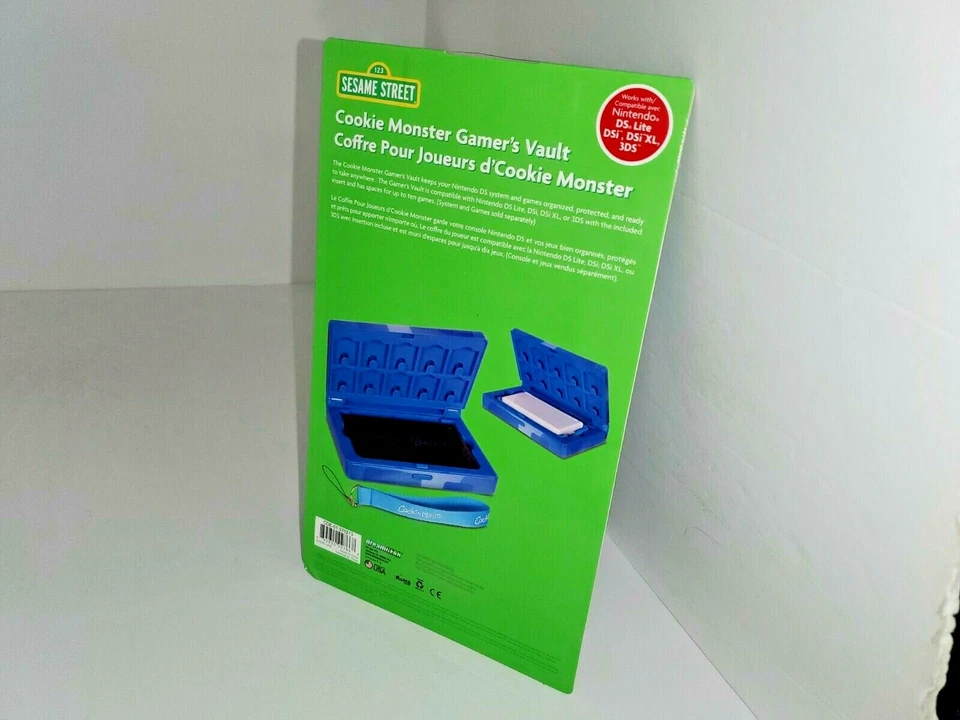 NUEVO Estuche Rígido Sesame Street Cookie Monster Para Nintendo NUEVO 3DS XL (PEGAJOSO) YY4 Foto 3 de 4