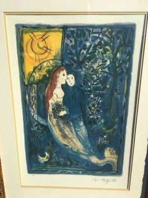 Marc Chagall The Wedding Lithograph Signed & Numbered LE500 W/ COA