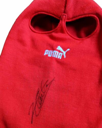 F1, FORMULA 1 SCUDERIA FERRARI F1 TEAM BALACLAVA PUMA SIGNED CHARLES LECLERC - Picture 2 of 8