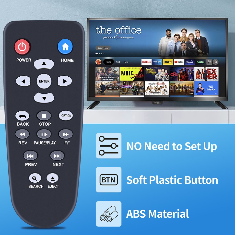 Remote Control For WD Western Digital Elements TV HD Mini Live Plus ...
