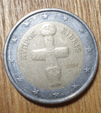 Cyprus EU Europe coin 2 EURO 2008 Donate