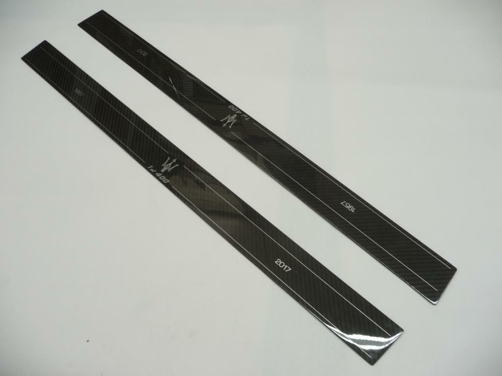 2017 Maserati GranTurismo 1 of 400 1957/2017 Carbon Fiber Kickplate Left Right