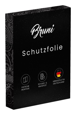 Bruni 2x Folie für General Touch OTL073 Schutzfolie Displayschutzfolie
