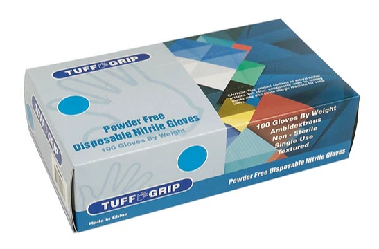 Guantes de examen médico de nitrilo dental para preparación de alimentos para tatuajes de limpieza desechables Foto 2 de 4