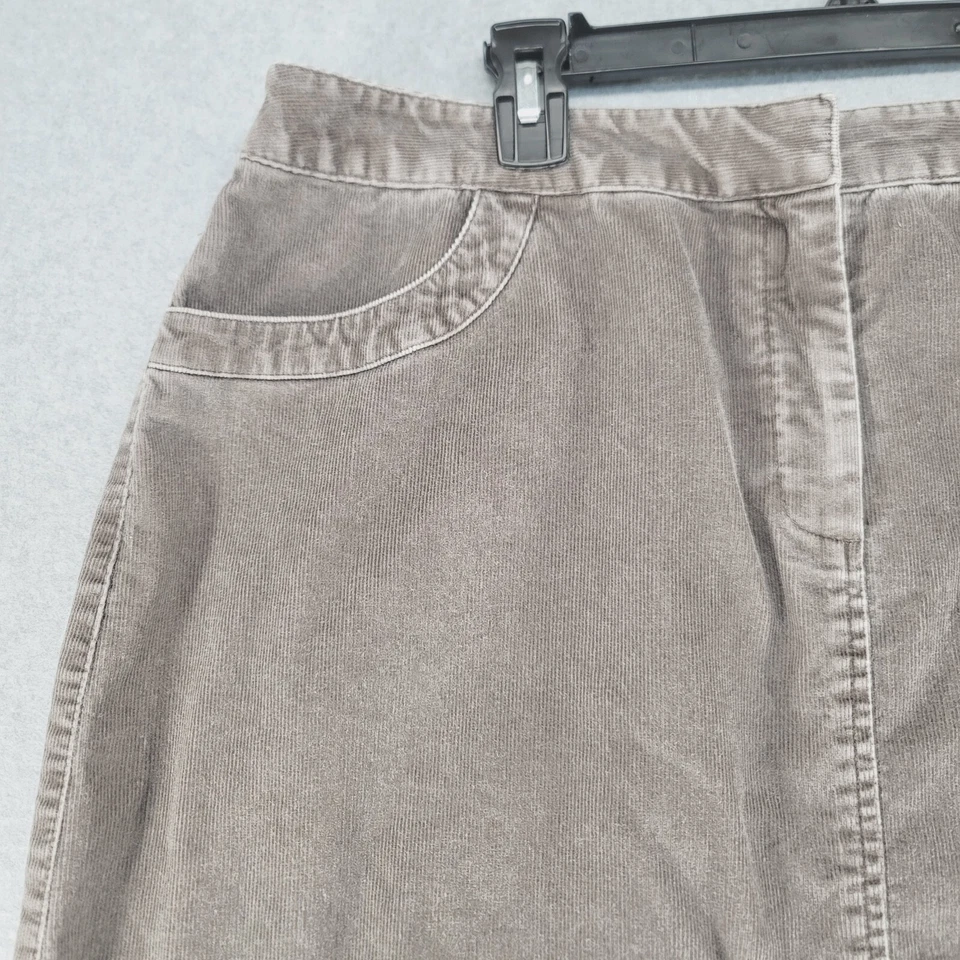 Maxi Falda Jill Pana Talla 14 Verde Oliva Elastizada Boho Bolsillos Clásicos Foto 4 de 4