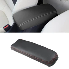 Black Leather Center Armrest Console Lid Box Cover For Toyota Corolla 2021