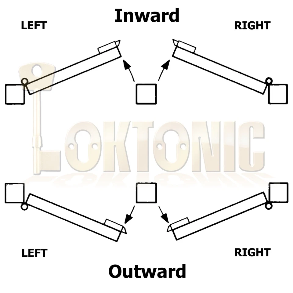 AMF 49Z Rim Euro Double Throw Zinc Plated Dead Lock Gate Shed Van Garage - Image 2 of 4