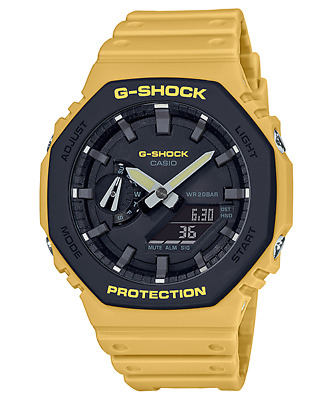 CASIO G-SHOCK GA-2110SU-9A イエロー 美品 電池交換済 Brand New Casio G-Shock GA-2110SU-9A Yellow Black Sport