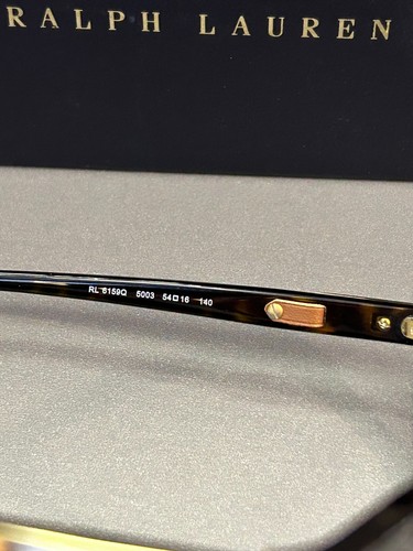 RALPH LAUREN BRILLE RL6159Q 5003 SCHILDPATT Herren Damen 54-16-140 NEU Etui Tuch - Bild 5 von 6