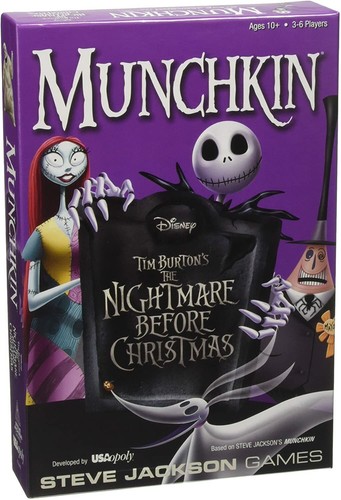 USAopoly Tim Burton's The Nightmare Before Christmas Munchkin FACTORY SEALED - Picture 4 of 4