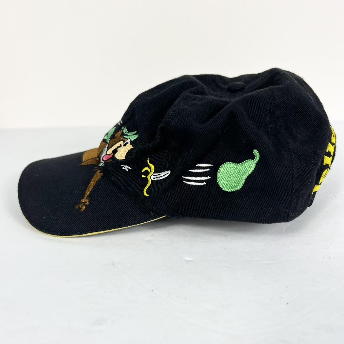 Vintage Yogi Bear Black Strapback Hat Cap View 3
