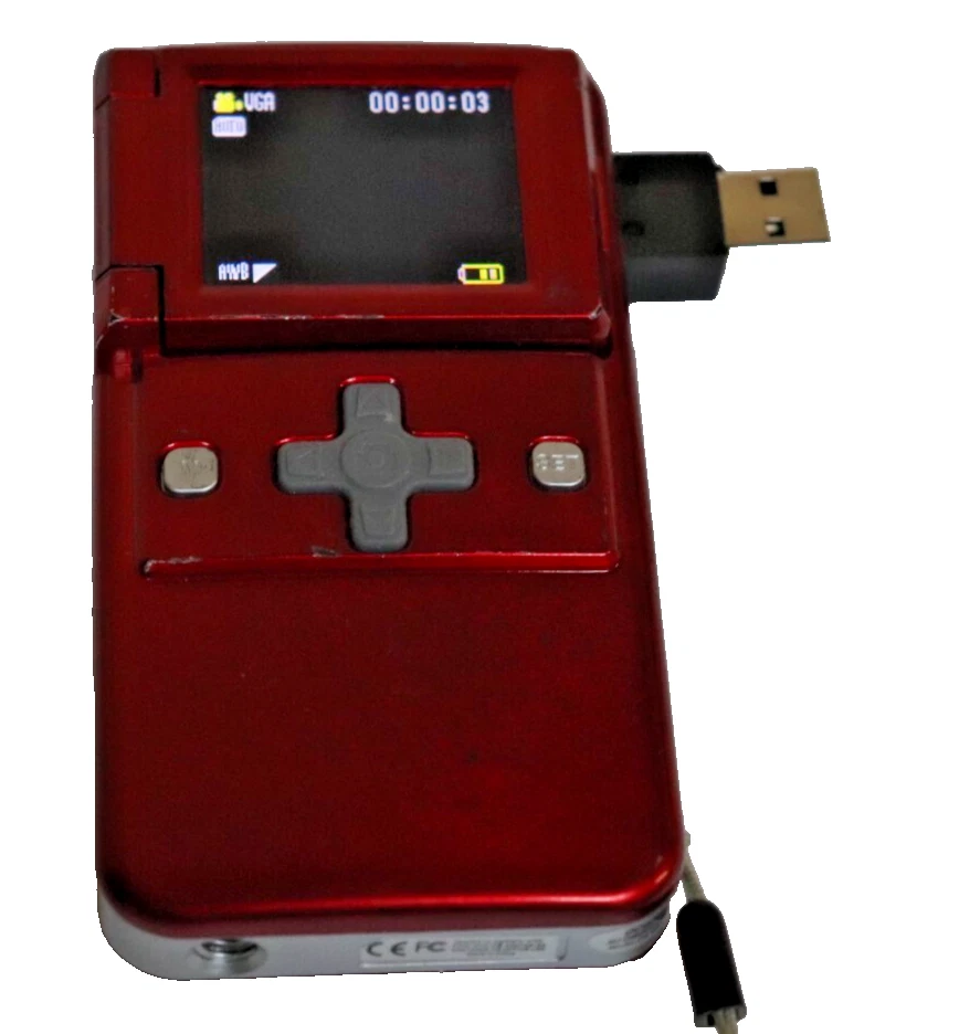 VIVITAR EARLY MODEL DIGITAL VIDEO RECORDER -MODEL DVR-411 -RED - Image 2 of 4