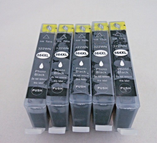 2 Cartouches D'encre Noire Compatibles HP Photosmart - Modèle H-364, 24ml, Neuves