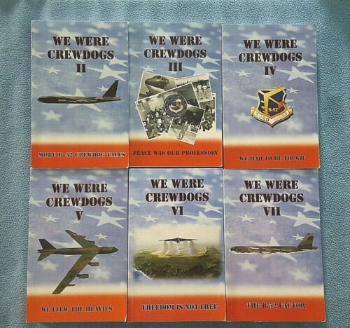 Lot of 6 We Were Crewdogs II-VII - B-52 Airmen recollections Cold War history