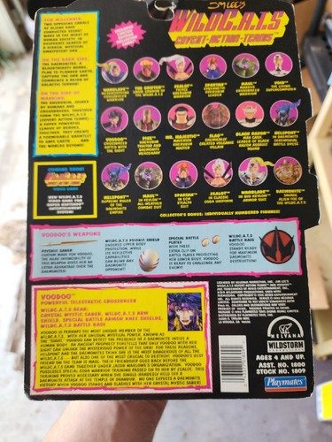 Playmates 1995 Jim Lee's Voodoo Action Figure Wildcats Covert Action Teams - Picture 3 of 3
