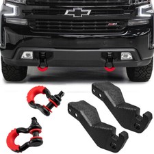 Vijay For 2019-2023 Chevy Silverado 1500 Front Tow Hook Shackle Mount And D-ring Vijay For 2019-2023 Chevy Silverado 1500 Front Tow Hook Shackle Mount And D-ring
