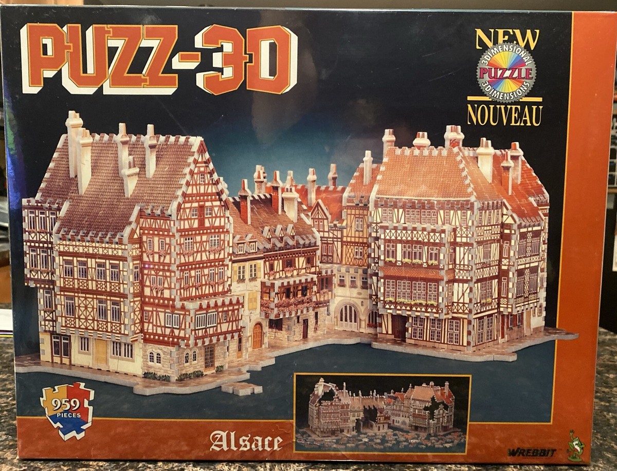 Alsace, 3D Puzz, 3D Puzzle French brand new sealed 3d 959 pieces