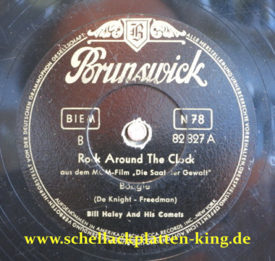 Bill Haley And His Comets 78 / Rock Around The Clock & A.B.C Boogie (277-0620-P)
