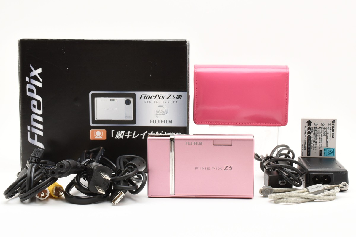 Fujifilm FinePix Z5fd Pink 6.3MP Digital Camera JAPAN [Near