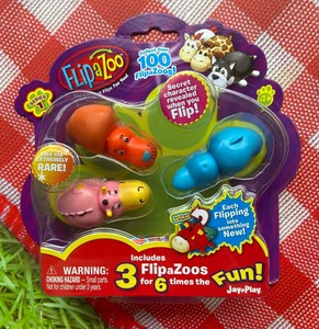 Flipazoo Mini Figures Collectibles Toy 3 pack Series 1 New collectors sheet #2 | eBay