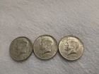 3 Kennedy Half Dollars Two - 1968  & One - 1965 Kennedy Half Dollar (40% Silver)