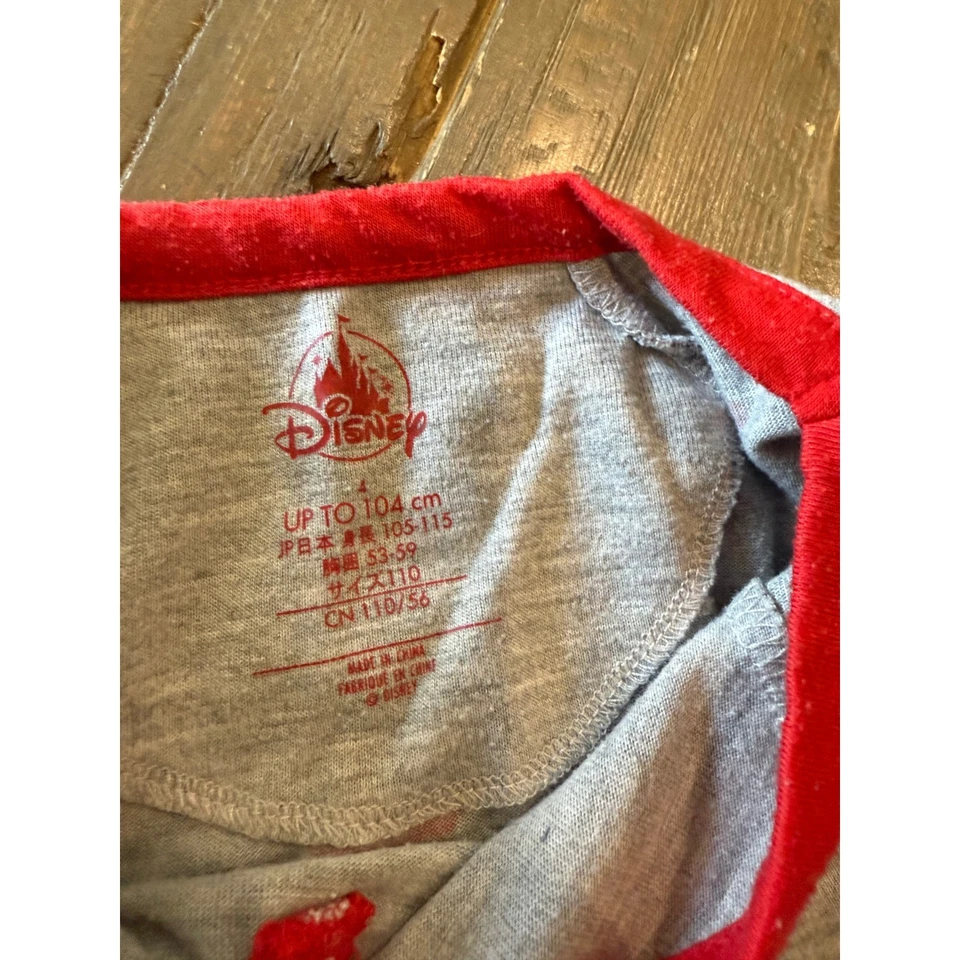 Disney Mickey Mouse «Оригинальный Mousketeer» платье красный горошек серый размер 4T 104 см - Изображение 2 из 3