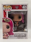RETIRED Funko Pop WWE Sasha Banks #42 Vaulted W/Protector (new, vinyl)