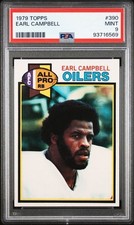 1979 Topps #390 Earl Campbell RC PSA 9 Rare!!