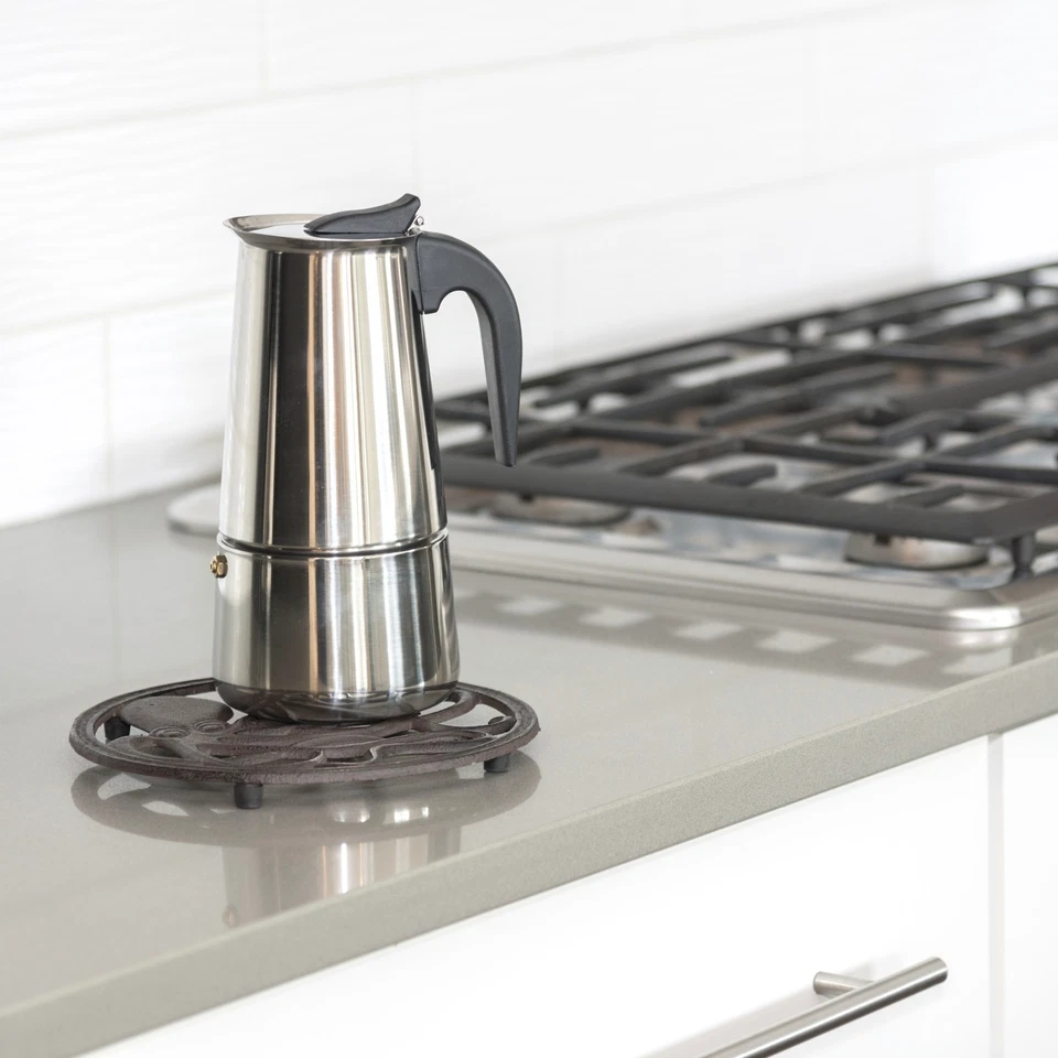 GASARÉ, remache de hierro fundido, remache de metal, diseño de pulpo, pies de goma, 8 pulgadas Foto 4 de 4