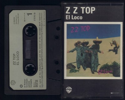 ZZ Top El Loco 1981 Alte Auflage Leila Pearl Necklace Hardrock MC Kassette 080