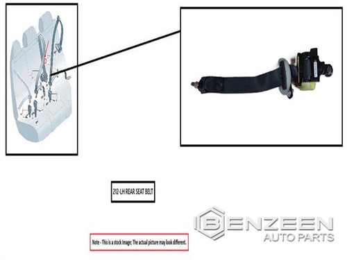 Maserati Ghibli S Q4 2014-2024 Rear Left Seat belt P/N 670017438 Photo - $65