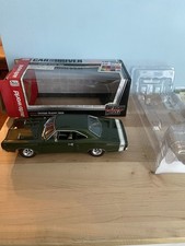 1969 Dodge Super Bee Dark Green 118 Scale Auto World Car Driver Antenna Broken 1969 Dodge Super Bee Dark Green 118 Scale Auto World Car Driver Antenna Broken