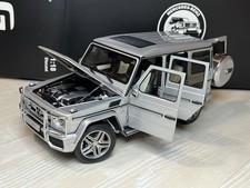 🇺🇦 1:18 Mercedes G G63 AMG G-class Iridium Silver AlmostReal G500