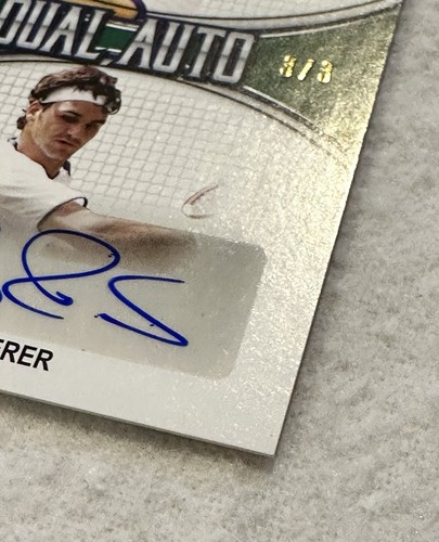 2018 Leaf Grand Slam Tennis Roger Federer Andy Murray Dual Auto /3 - Bild 7 von 8
