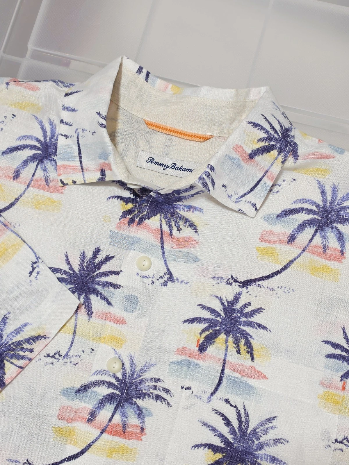 Tommy Bahama Linen Shirt Men Size Medium