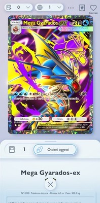 TCG Pokemon Pocket Mega Gyarados Ex Full Art [SCHNELL]   