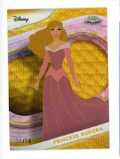 2025 TOPPS CHROME DISNEY #120 PRINCESS AURORA 27/50 GOLD REFRACTOR