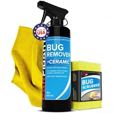 Bug Remover for Cars Exterior - Car Bug Cleaner Spray with Ceramic Coating - ...