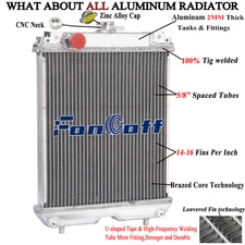 RC41142300 Aluminum Radiator for Kubota U35S U35/U35-S2/KX91-3 KX91-3S KX91-3S2、