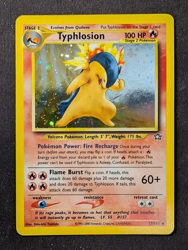 Typhlosion - 17/111 - Holo Rare Unlimited Edition - Neo Genesis (Pokemon) LP