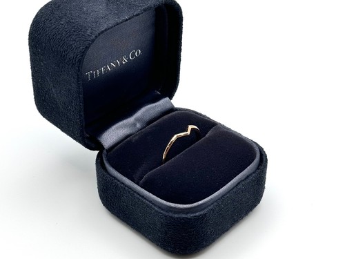 Tiffany & Co V Band Ring Rose Gold