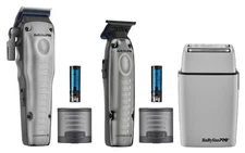BaByliss PRO FXONE LO-PRO FX One GRAY Professional Clipper Trimmer Shaver Set