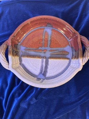 Tested by Fire Pottery 10 Handled Baking dish