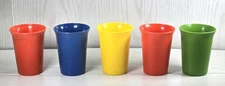 Tupperware Bell Tumbler Kids Drinking Cups Bold Colors Vintage Lot of 5