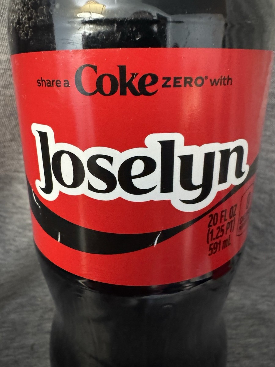 Share a Coke with Joselyn 2025 Personalized Gift Coca~Cola Bottle